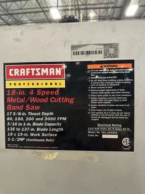 Used _UNKNOWN_ _UNKNOWN_ Woodworking Vertical Band Saws New York US | Apex Group #1550651