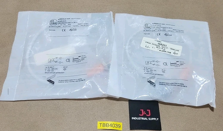 New | in-Stock IFM IGB2006BARKG/AM/SC/0,3M/US Proximity Sensors Indiana US | J&J Industrial Supply #1079097