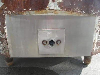 SPC7505  Tank 350 gallon vertical tank, Stainless Steel Contact Parts, atmospheric jacket