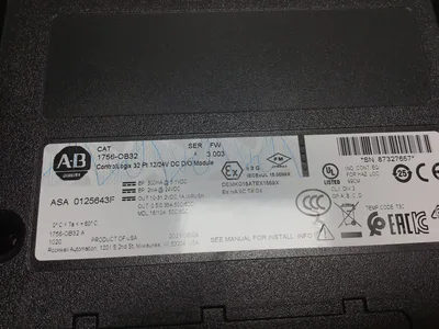 Allen-Bradley 1756-OB32 ControlLogix 32 Pt 12/24VDC D/O Module Ser A 16/10A 50/60C