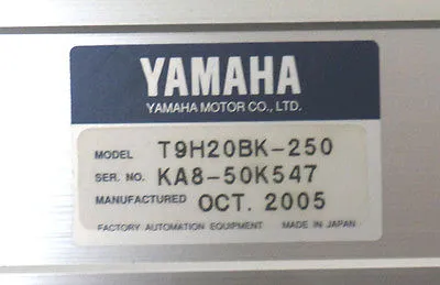 NEW YAMAHA T9H20BK-250 LINEAR SLIDE T9H20BK250