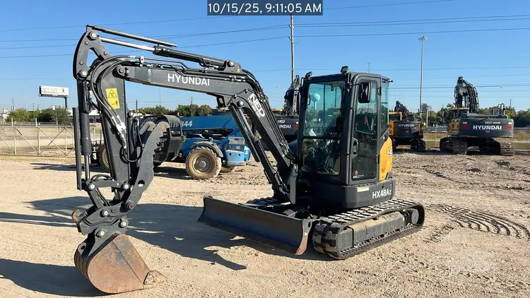 Used 2025 HYUNDAI HX48AZ Crawler Excavators - Mini Texas US | National Equipment Dealers #1422360
