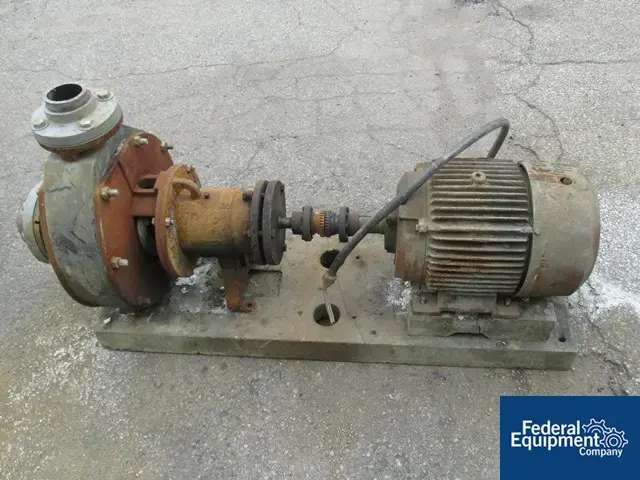 Used Wanner Engineering 4" X 3" Stan-Cor Centrifugal Pump, Type A40, KYNAR Pumps Ohio US | Federal Equipment Company #125967