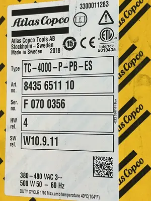New | in-Stock ATLAS COPCO TC4000PPBES Industrial Controls Ohio US | HGR 24 #1580228