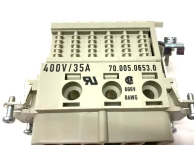 70.005.0653.0 | Wieland  Revos Multi-Pole Adapter POW BAS WR 6 6,0 40 AG - New Other