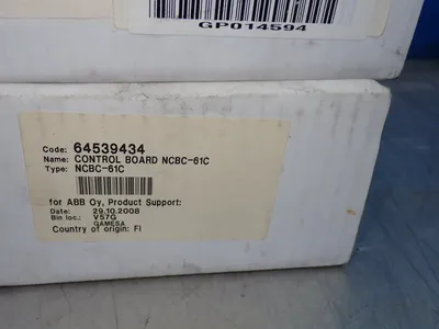New | in-Stock ABB NCBC61C AC Drive Control Module Ohio US | HGR 24 #1186336