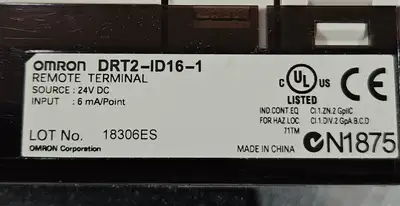 Used Omron DRT2-ID16-1 PLC Input & Output South Carolina US | Palmetto Automation #1159028