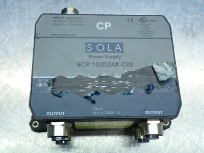 Used SOLA SCP102D24XC02 Power Supplies | HGR 24 #738824