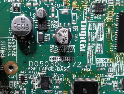 DIGITAL D05030C 1/2 AGP Large Base Motherboard A30C5 G Used