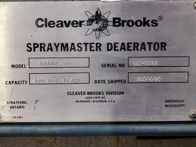 USED CLEAVER BROOKS SM100-100