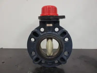 4" Wafer Type PVC Butterfly Valve