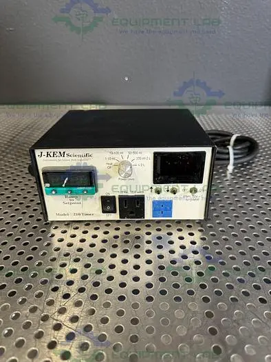 Used J-KEM SCIENTIFIC 210 TIMER TEMPERATURE CONTROLLER 120 VAC 1200 WATTS Temperature Controls | Equipment Lab #486482