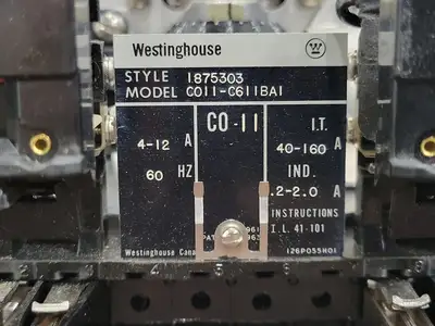 USED WESTINGHOUSE C011-C611BA1