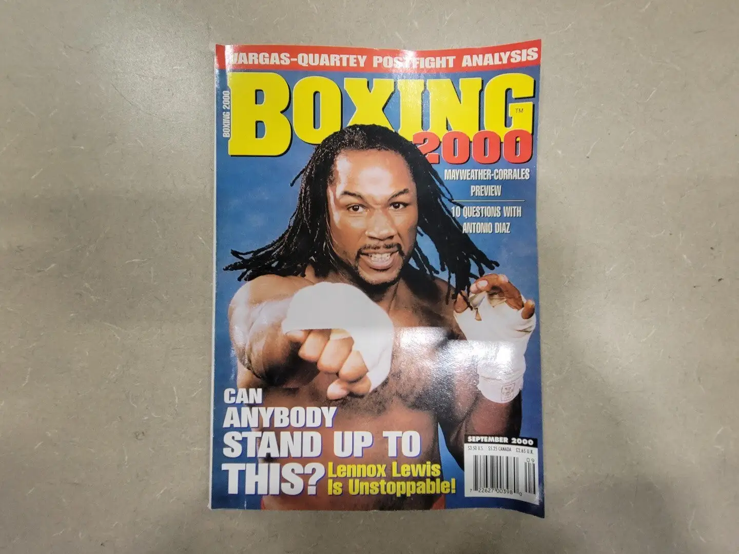 USED BOXING 2000 SEPTEMBER 2000