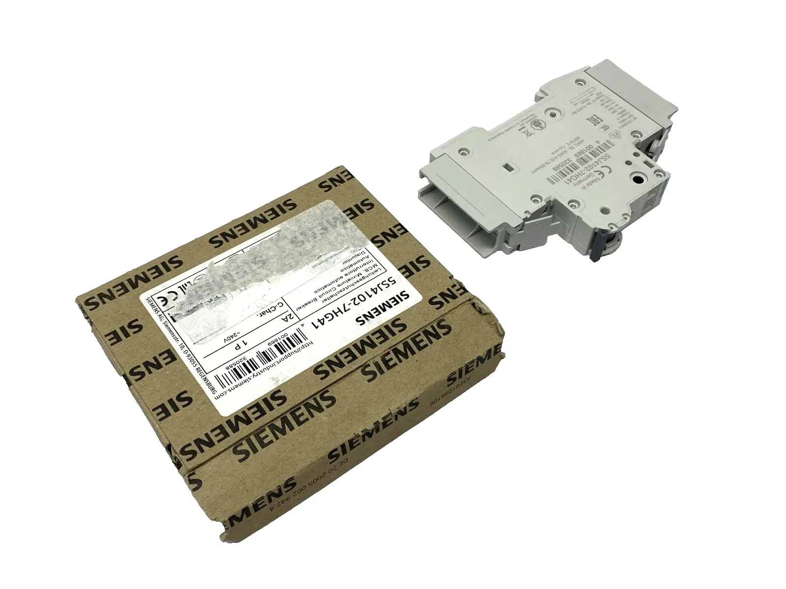 USED SIEMENS MINIATURE CIRCUIT BREAKER 1-POLE C-TRIP 240V 14KA 2A
