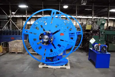 New 11,000 Lb. x 12″ ERWTech/UCG Double Uncoiler