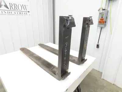 Cascade 961178 5 X 42" Class 3 Steel Forklift Forks 20" Carriage 1-Pair READ