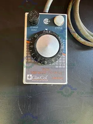 USED GLAS COL 104A PL312 HEATING MANTLE CONTROLLER  120 VAC, 12 AMP