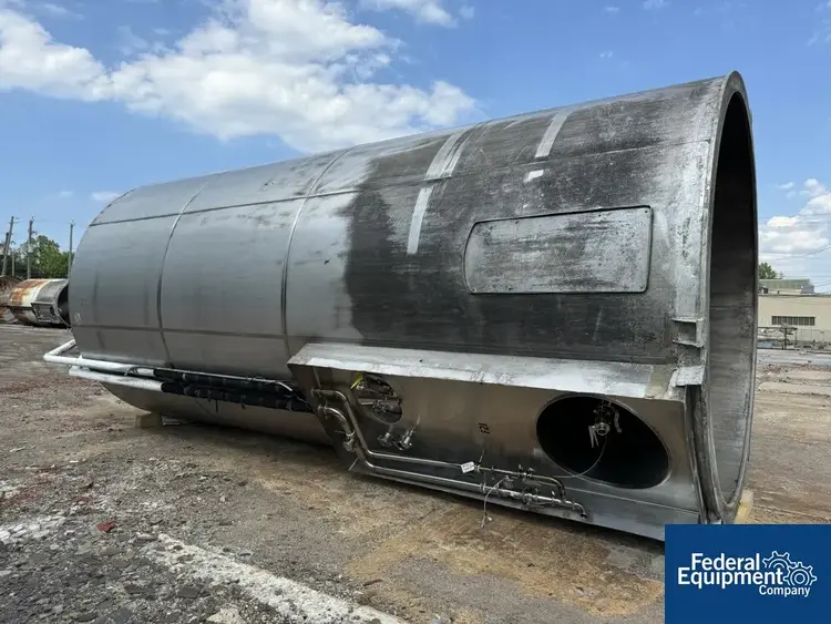 Used Stainless Fabrication 12,000 Gal Stainless Fabrication Storage Tank, 304 S/S Stainless Steel Tanks Ohio US | Federal Equipment Company #129497