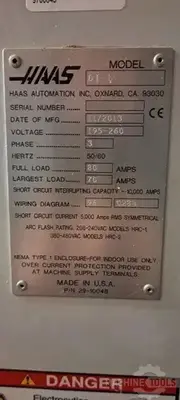 USED 2013 HAAS DT-1