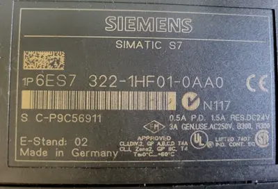 Siemens 6ES7322-1HF01-0AA0 Simatic S7 (BIN 4.5.4 )