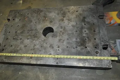 41" X 24" X 4" Bolster Plate