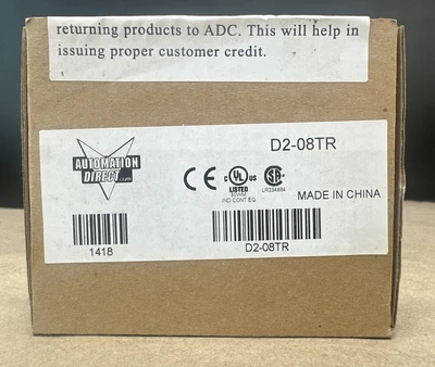 NEW AutomationDirect D2-08TR