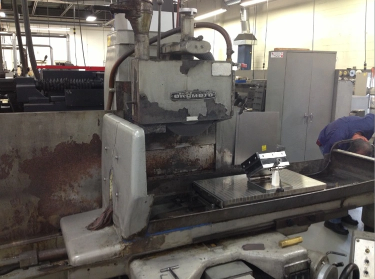 Used 1981 OKAMOTO ACCUGAR Reciprocating Surface Grinders Vermont US | Two Spade Machinery LLC #507340