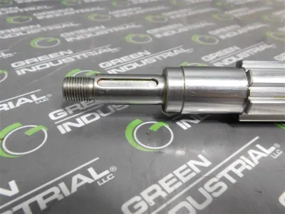 Unbranded Threaded Keyed Stepped Shaft 12-1/2" L Keyway 3/16" W x 1-5/32" L New