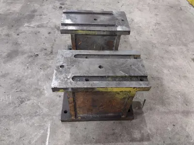 18" X  10" X 15" HIGH STEEL PARALLELS, SET OF 2: STOCK #23741