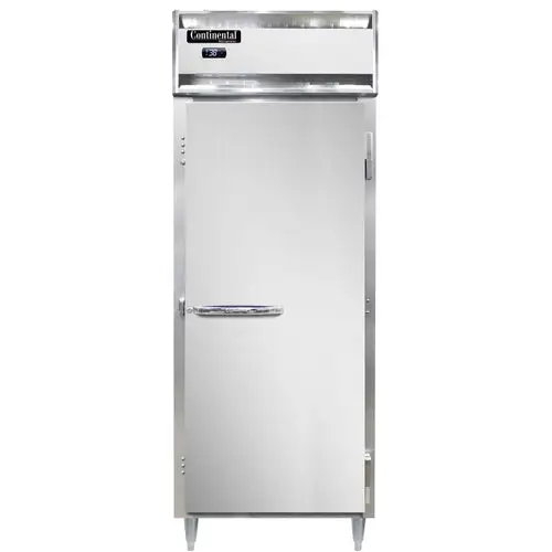 Continental D1RENSA 28 1/2" One Section Reach In Refrigerator, (1) Right Hinge Solid Door, Top Compressor, 115v