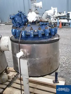 USED Pfaudler 20 Gal Pfaudler Receiver, Glass-Lined, 30/100#