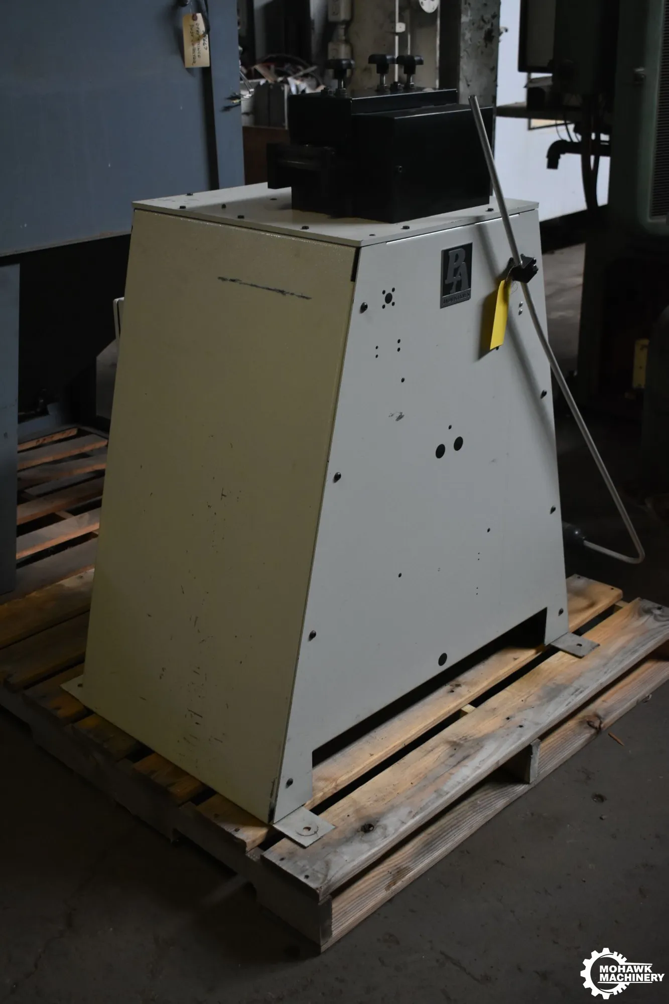 4" x .040" PA INDUSTRIES "SSP49D" 11-ROLL STOCK STRAIGHTENER w/STAND