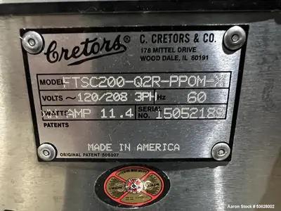 USED CRETORS FTSC200-Q2R-PPOM-X