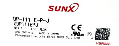 NEW SUNX DP-111-E-P-J DIGITABLE PRESSURE DP111EPJ