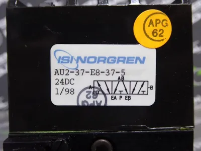 Alkon AU2-37-E8-37-5 Indy Pneumatic Solenoid Valve Used