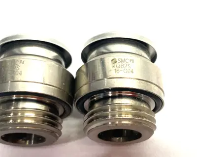 USED SMC METAL MALE INTERNAL HEX FITTING, STRAIGHT, 16MM OD TUBE
