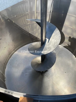 Walker 1,200 Gallon Stainless Steel Vertical Single Shell Storage Tank, Open Top, Dish Bottom