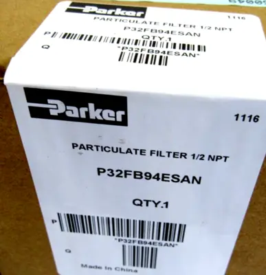 NEW PARKER P32FB94ESAN PARTICULATE FILTER 1/2 NPT