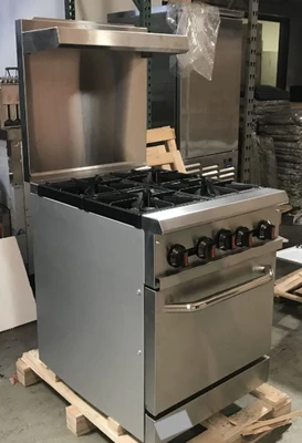 171-0089 24” 4 Burner Range & Oven