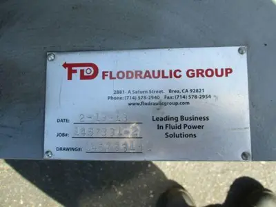 38 GPM Continental Hydraulic #35V-38-A, dual (2) hydraulic pumping unit, 3 HP, new