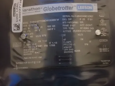 Used MARATHON MOTORS 215TTDBD6030 Motors (misc) Ohio US | HGR 24 #912608