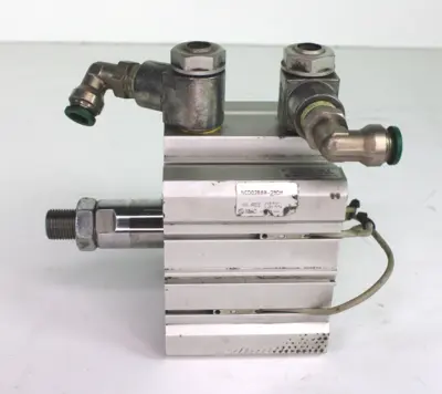 Smc NCDQ2B80-25DM Compact Cylinder 80mm Bore, 25mm Stroke 145 Psi