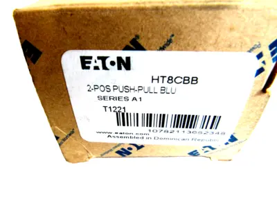 NEW EATON HT8CBB PUSH PULL BUTTON SERIES A1