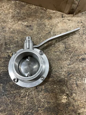 3” 316SS Manual Tri Clover Clamp Sanitary Butterfly Valve