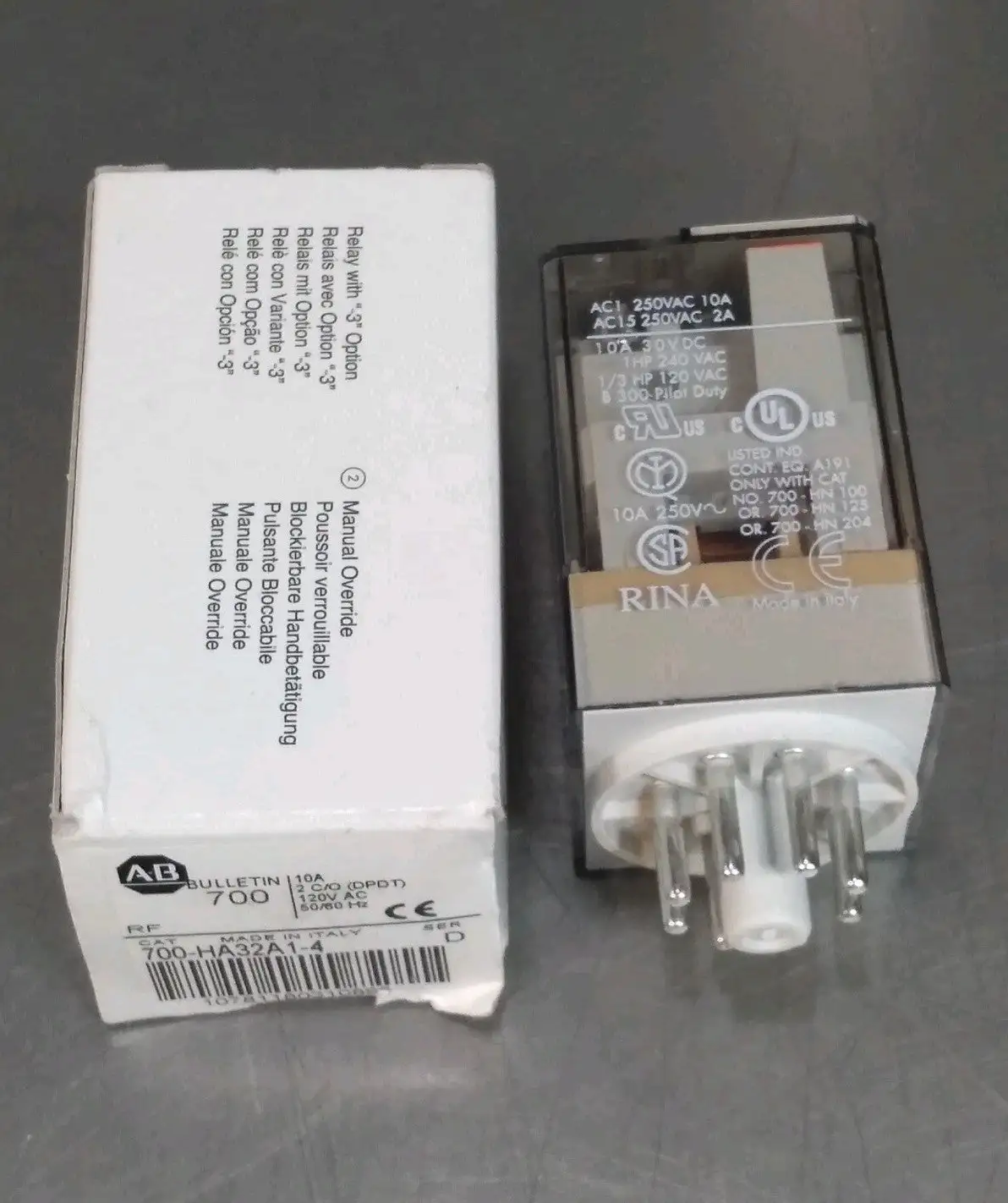 Allen-Bradley 700-HA32A1-4/D Relay Loc4E7