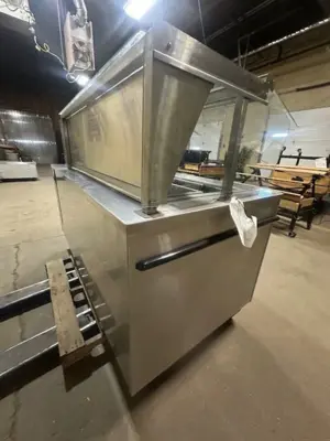 195-0010 Amtekco Stainless Steel Lighted Olive-Salad Bar