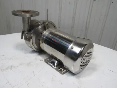 Sterling XBY154PJA 2-1/2" x 2" 1-1/2Hp 208-230/460V Sanitary Centrifugal SS Pump