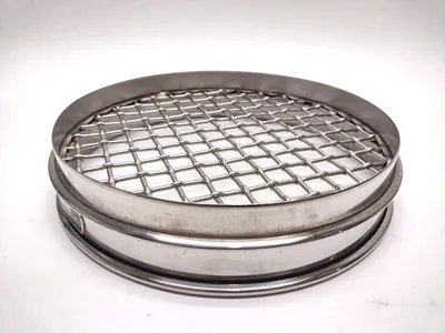 1/2"SS8H955400 | Advantech  1/2" Stainless Steel 8" ASTM E11 Test Sieve HALF Height - Used