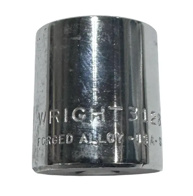 Wright Tool 3/8" Drive 7/8" Socket 12 Point USA Made